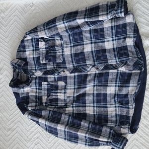 Plaid Flannel Jacket XXL